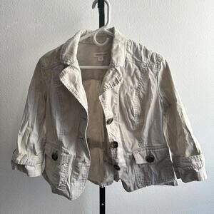 Coldwater Creek Cream Blazer size 12